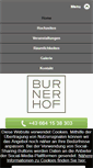 Mobile Screenshot of burnerhof.at